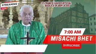 7 AM - Konkani Mass| Brestar - Sadea Kallachem Ikravem Satollem | Basilica of Bom Jesus|20 June 2024