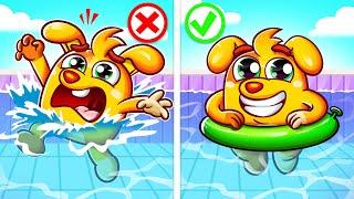 Swim Safely! Pool Safety Song + More Funny Kids Songs and Nursery Rhymes by Zozobee Sing Along