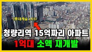 청량리 재개발 초역세권 아파트에 1억대로 투자하는법!!