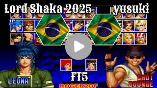 The King of Fighters '97 ((Lord Shaka 2025yusuki))-FT5- #fightcade2 ONLINE #kof97 LUTA  05/03/2025