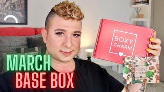 BOXYCHARM MARCH 2021 BASE BOX UNBOXING, REVIEW, AND DEMO | Brett Guy Glam