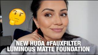 NEW HUDA BEAUTY #FAUXFILTER LUMINOUS MATTE FOUNDATION | KAUSHAL BEAUTY