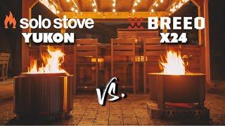 Which Smokeless Fire Pit Is Best? Solo Stove Yukon vs. Breeo X24