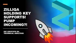 ZILLIQA HOLDING KEY SUPPORTS! PUMP INCOMING?! FAT CRYPTO'S ZIL TECHNICAL ANALYSIS!