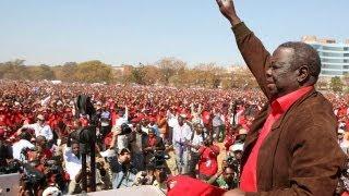 Zimbabwe's opposition holds final election rally