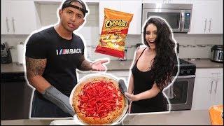 DIY HOT CHEETOS PIZZA! |Cooking with SnewJ Ep.1