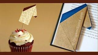 Origami Horse Bookmark :: Cupcake topper :: Caballo