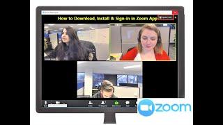 How to Download, Install & Sign in in Zoom App for Windows 10/8/7