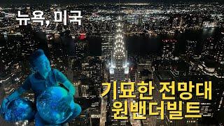  기묘한 세계로의 여행 - 뉴욕 야경 보기 좋은 건물, 원밴더빌트 (미국 2022 #4)