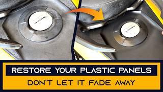 How to Restore Your Faded Parts | Plastic Restoration | #giveaway #Arkionx #automobile #motorcycle