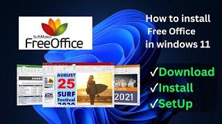 The best Alternative of MS Office | how to install freeoffice alternative of Microsoft Office #free