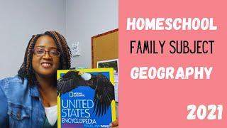 Homeschool Family Subject | Homeschool Geography of the 50 states | Homeschool Curriculum