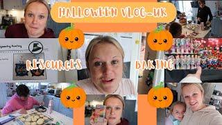 Halloween vlog -Resources, baking activity and pumpkin! With a little sprinkle of Christmas sprinkle