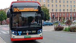 GAiT Gdańsk - Neso Bus 12 Hydrogen #3103 | linia bezpłatna specjalna 3H2/01  Lovely ZF AVN 130 