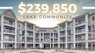 Inside a $239k Condo in Auburn Bay | Lake community living in Calgary