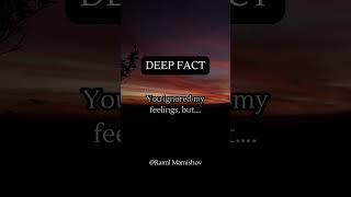 You ignored my feelings, but.... #shorts  #subscribe #psychologyfacts