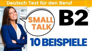 b2 beruflich | B2 Deutsch Test für den Beruf | Mündliche | Diskussion | beruflich | TELC| Small Talk