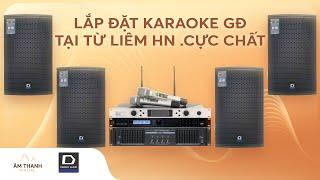 THI CÔNG LẮP ĐẶT PHÒNG HÁT GIA ĐÌNH TẠI PHỐ CẦU CỐC HÀ NỘI CỰC CHẤT...