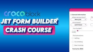 JetFormBuilder Crash Course