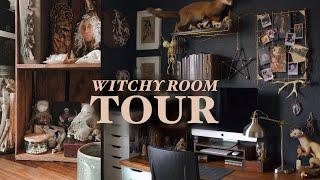 Witchy Room & Art Studio-Tour (+ Small Altar Tour!) | Pagan Dark Academia Occult Aesthetic