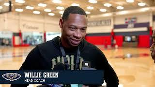 Willie Green on Rockets' defense, shooting threes | New Orleans Pelicans