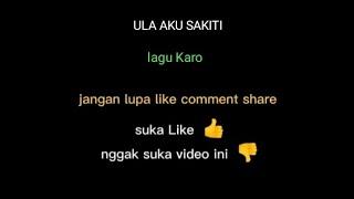 Lagu Karo Terbaru || ULA AKU SAKITI || Narta Siregar || video suara