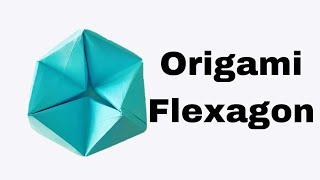 ORIGAMI Transforming FLEXAGON Tutorial | Easy Paper Craft 516