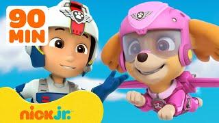 PAW Patrol Skye Is Ready To Fly! #2 w/ Ryder | 90 Minute Compilation | Nick Jr.