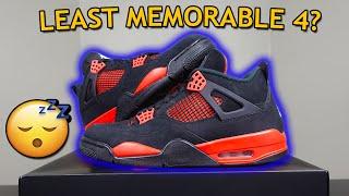 The LEAST Memorable Sneaker EVER? Air Jordan 4 Red Thunder Crimson In Depth Review & Legit Checking