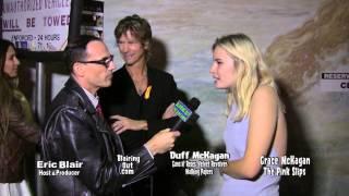 Duff & Grace McKagan W Eric Blair have fun @ Rock Against MS event