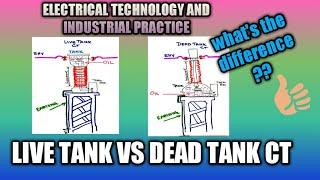 Live tank CT vs Dead tank CT|Difference between live tank CT and dead tank CT|Electrical Technology