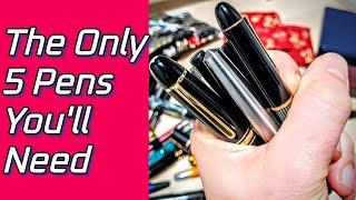 Building The Perfect 5 Pen Fountain Pen Collection