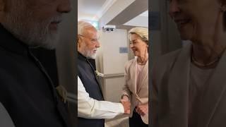 PM Modi meets European Commission President Ursula von der Leyen in Kananaskis, Canada | #shorts