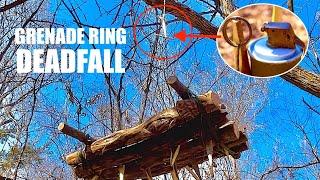 Military Grenade Ring Deadfall Trap Trigger!