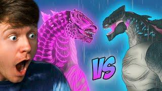 EVOLVED GODZILL vs KING TITAN the FIGHT! (Reaction)