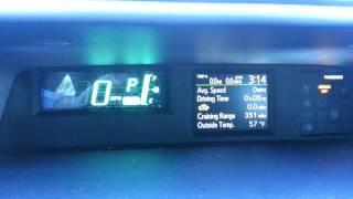 Toyota Prius C How to Change Speedometer mph to km