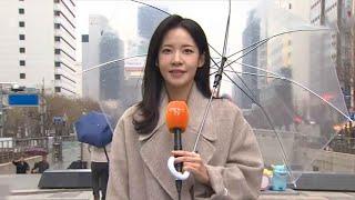 [날씨] 전국 강풍 동반 비…강원 영동 중심 많은 눈 / 연합뉴스TV (YonhapnewsTV)