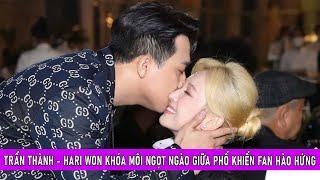 Trấn Thành - Hari Won Khóa Môi Ngọt Ngào Giữa Phố