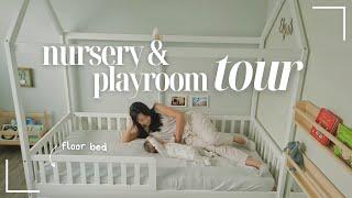 Montessori style home for BABY | Floor bed, Lovevery Play Gym