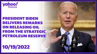 President Biden delivers remarks on releasing oil from the strategic petroleum reserve