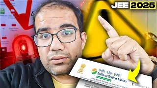 JEE 2025 | URGENT LIVE | Don't Miss | Vinay Shur Sir