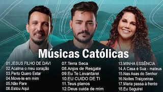 TOP 20 LINDAS MÚSICAS CATÓLICAS LETRA 2024  MANHÃ LOUVADO SEJA O SENHOR, JESUS TE ABENÇOE