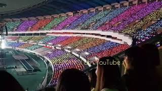 BTS AMAZED BY FIRST RAINBOW OCEAN USING ARMY BOMB V.3 (LY TOUR DAY 1 SEOUL)