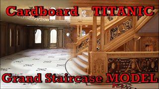 3 METER CARDBOARD TITANIC GRAND STAIRCASE SINKING SET showcase_3