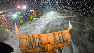 ️Neuschnee in den Alpen️Schneeräumung mit Unimog U400