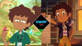 Series Finale ANNE AND LUZ VOICE SWAP | Amphibia/The Owl House