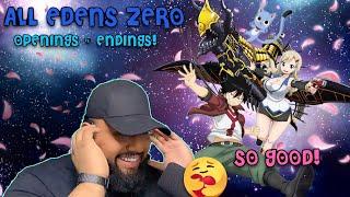 FIRST TIME REACTING TO EDENS ZERO OPENINGS & ENDINGS ! | Better than Fairytail ???