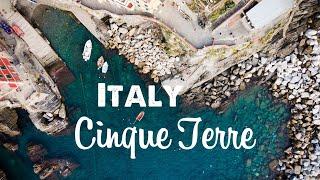 Cinque Terre Italy | Village Riomaggiore - Drone 4K