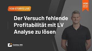 VOB Story Live: Andreas Scheibe enthüllt Kernproblem! LV Analyse ist NICHT deine Lösung!