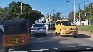 ROAD DRIVE ALONG NYALI LINKS ROAD MOMBASA #kenya #mombasa #viral #indianocean #nyali #new #roadtrip